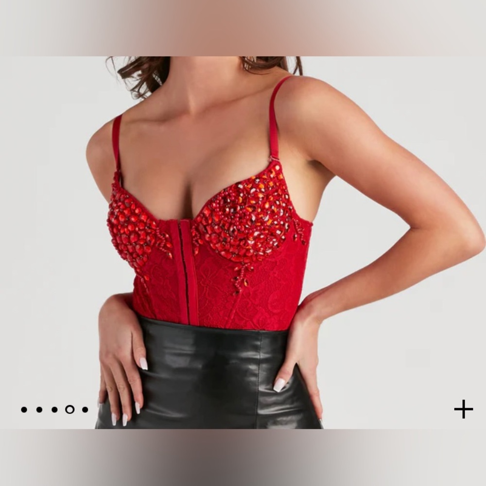 Bead Bustier Bodysuit Windsor